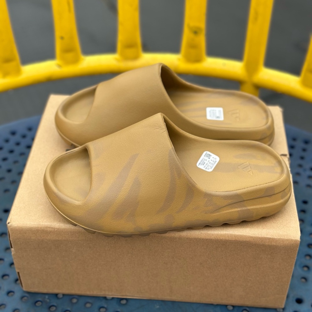 YZY NWT Ochre Slide Sandals